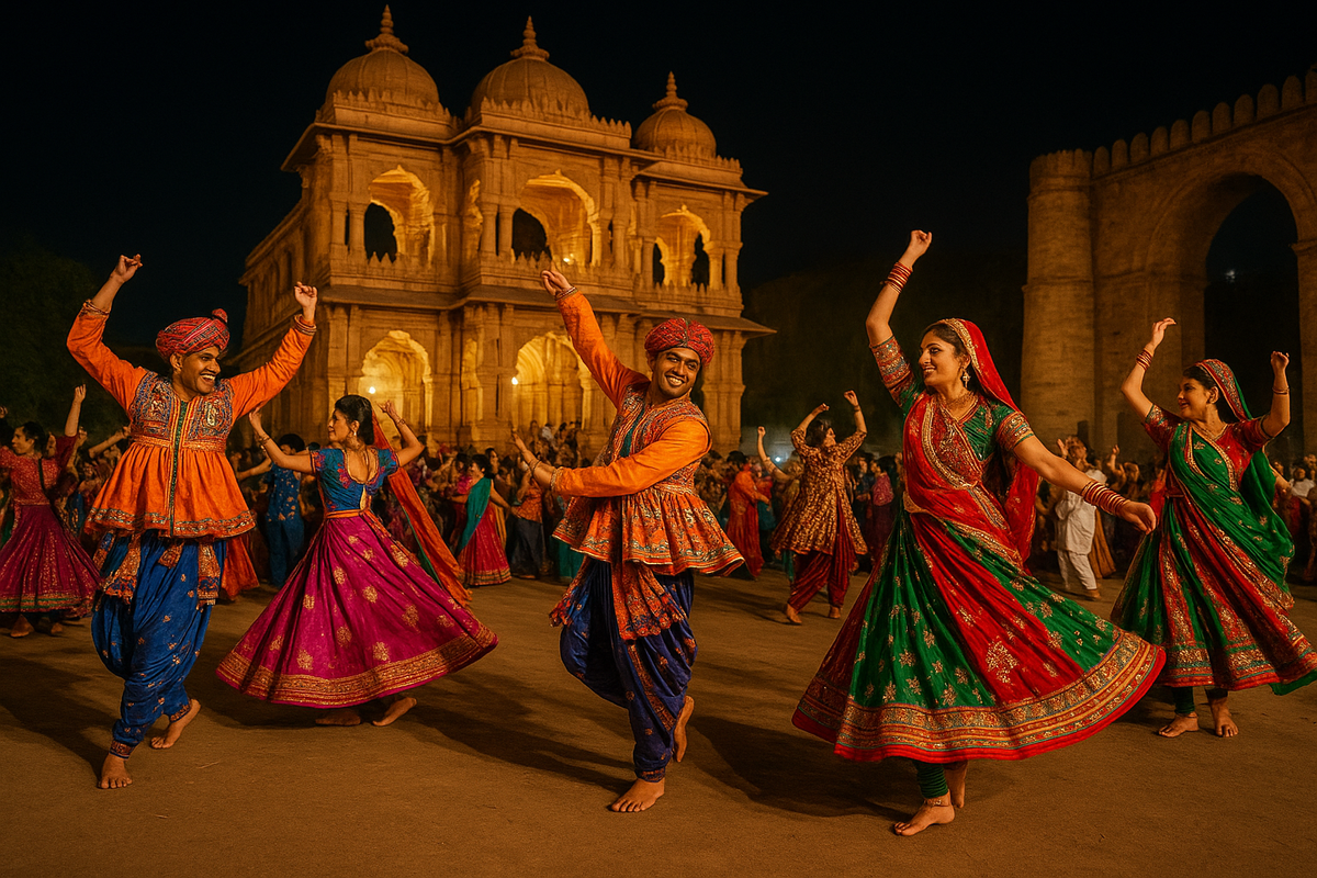 Navratri in Ahmedabad 2025: Best Garba Nights, Food Trails & Travel Guide